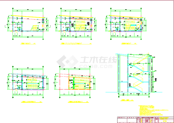 【大连】高层L形框架结构乙级体育训练馆建筑施工图-图二