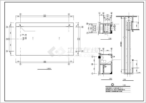 某地多层办公楼建筑图（含设计说明）-图一