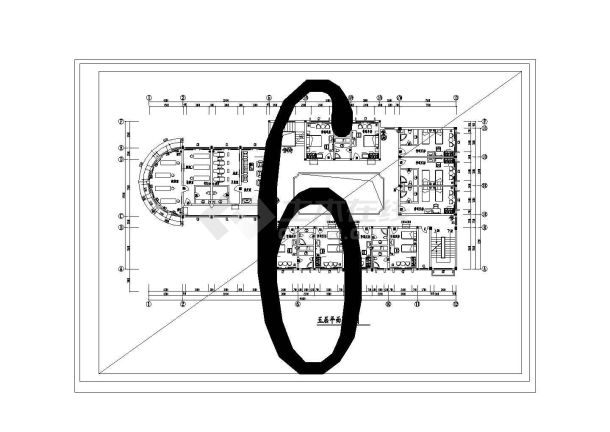 某迎宾馆室内外装修cad立面施工图(共20张)-图二