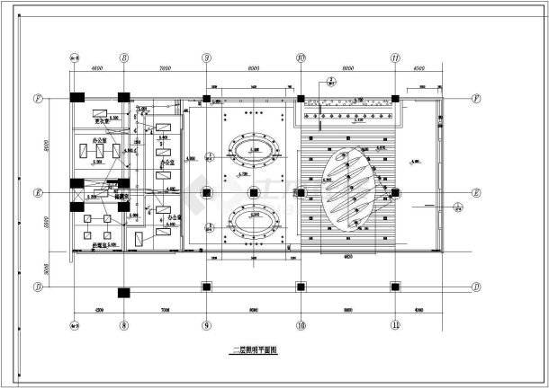 【天津】某大型售楼处电气施工图纸-图二
