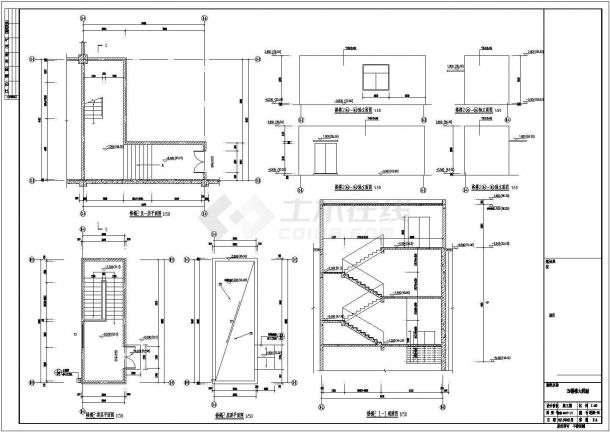 [长沙]5万平多层商业广场结构施工图（含建筑施工图）-图二