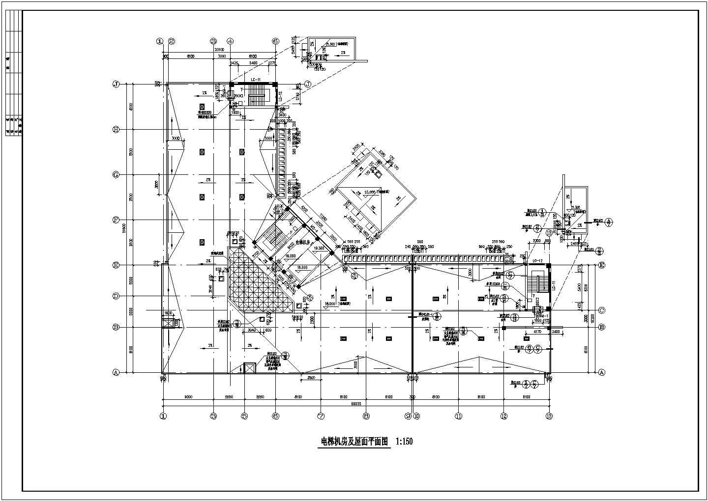 威海疗养院设计详细建筑施工图