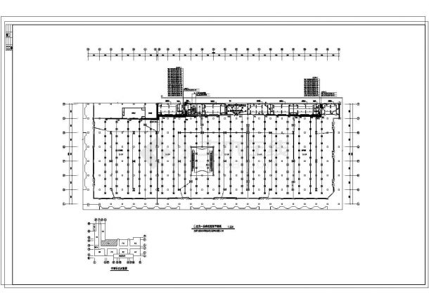 【安徽】某地下大型商场电气设计施工图-图一