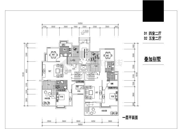多元形式花园住宅小区方案(含叠加、联排、双拼、多层等)-图二