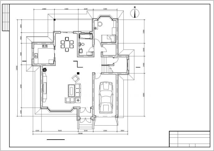 【西双版纳】别墅建筑设计施工方案图纸_图1