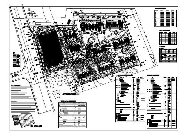 某人才公寓楼基础建筑定位图-图二