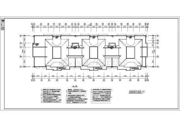 某地区十二层住宅电气施工图（含电气说明）-图二