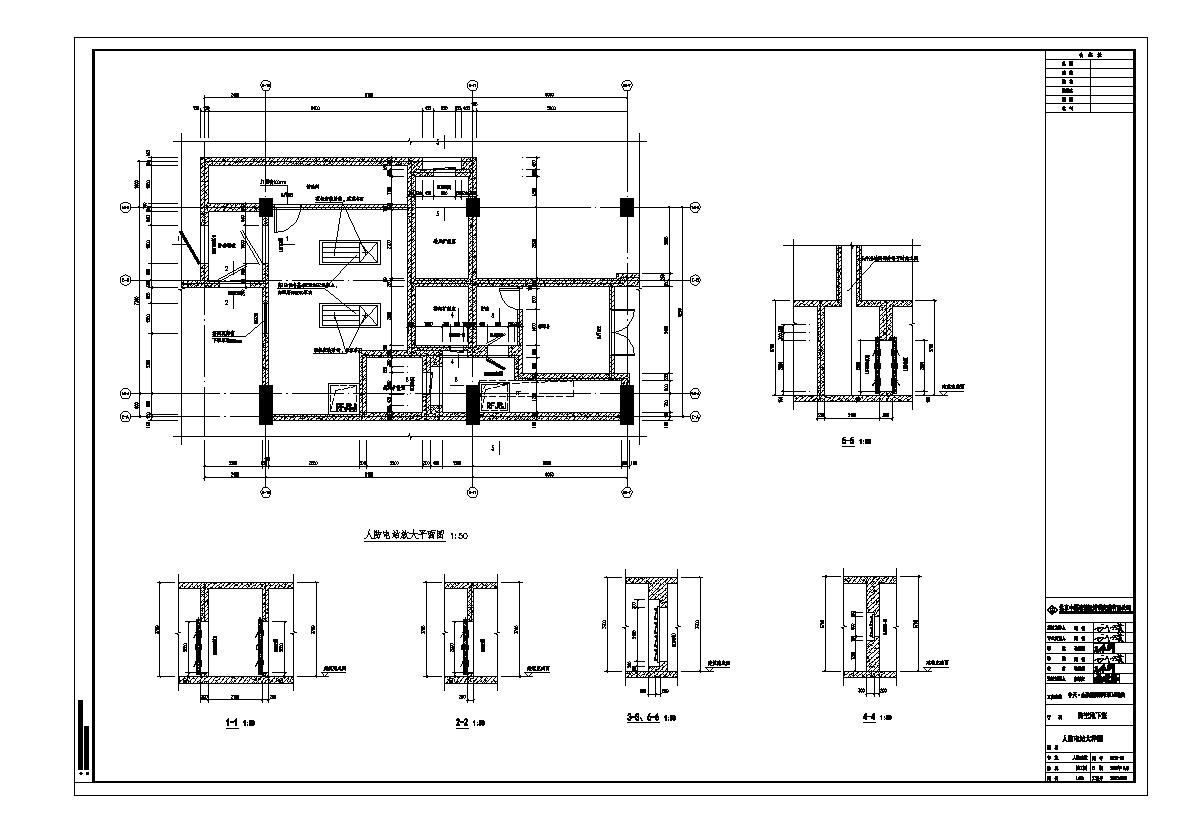 贵州防空地下室暖通CAD施工图