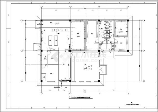 食堂及附属构筑物给排水设计施工图-图一