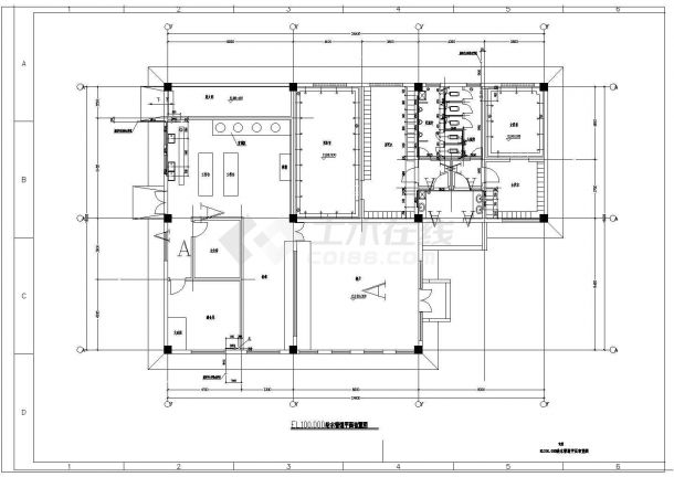 食堂及附属构筑物给排水设计施工图-图二