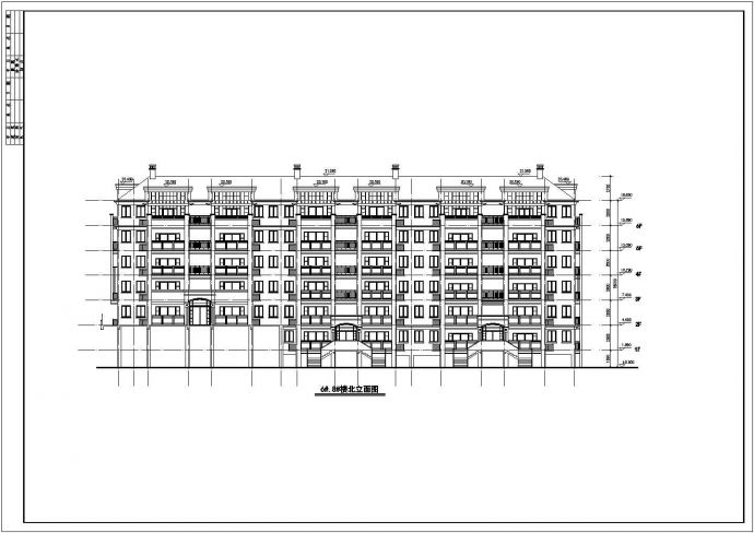 某市多层住宅楼建筑设计方案图（共12张）_图1