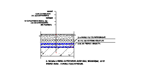 屋面储水区域（冷却塔水泵等部位）标准防水大样详图_图1