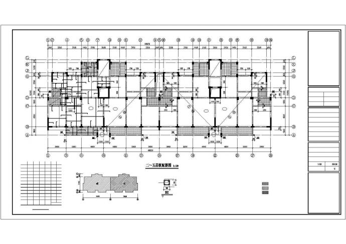 某异形柱框架-剪力墙住宅结构图_图1
