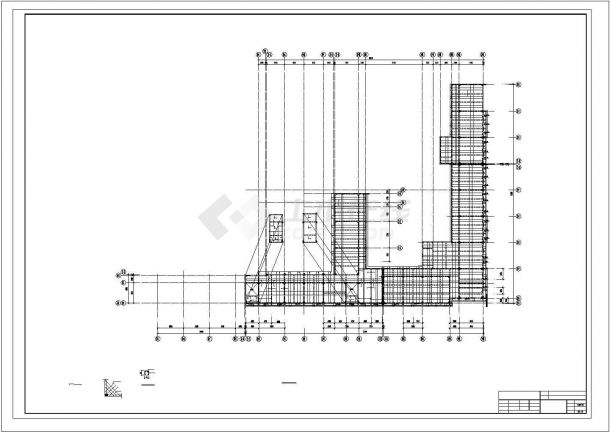 惠东某学校小学部结构施工设计CAD布置图-图二