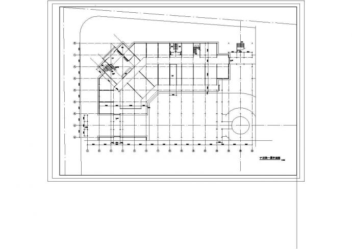 大型娱乐中心CAD综合楼设计图纸_图1