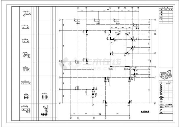惠东某大型经典独立别墅全套设计CAD布置图-图二