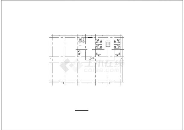 某三层办公楼建筑结构设计方案图-图二