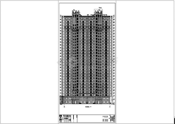 某30层高层住宅楼建筑施工图（全套）-图一