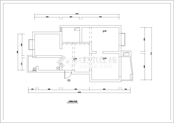 【浙江】别墅装饰装修设计施工图纸-图一