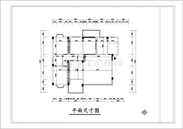 【江苏】某四居室装饰装修设计施工图-图二