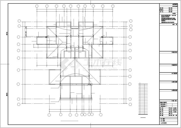 某高层建筑布置图-图二