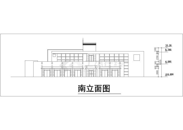 某地商铺详细建筑设计图（共9张）-图一