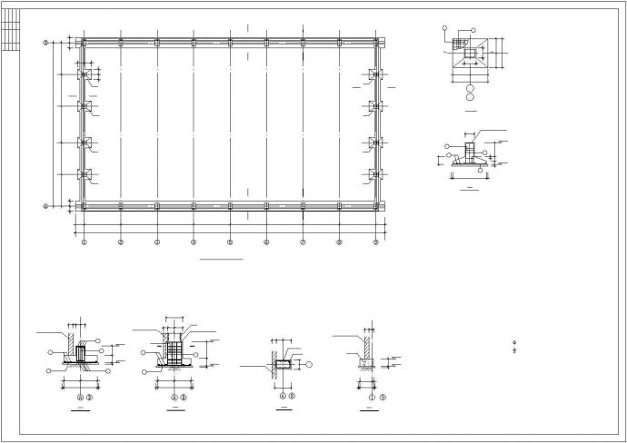 27米跨门式刚架厂房结构施工图_图1