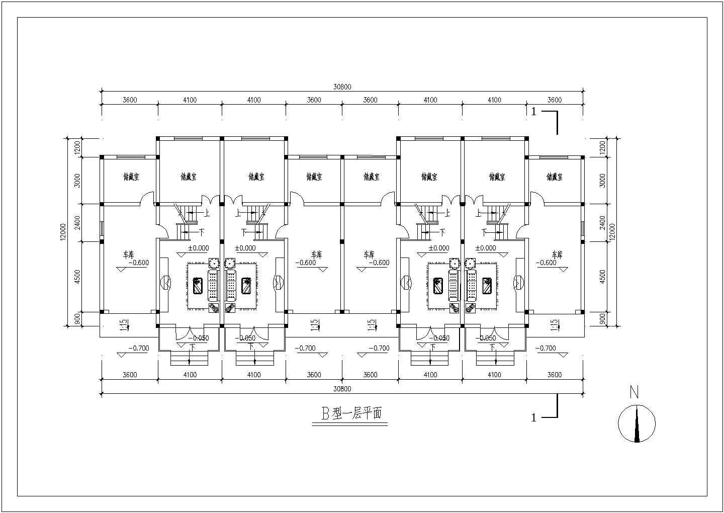 农村小住宅建筑方案设计图纸