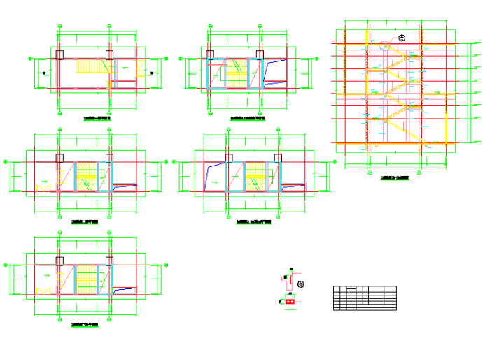某造纸厂主厂房建筑工程结构部分图纸_图1