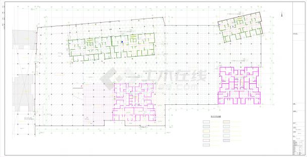 五台安置住宅小区地下室车库建筑结构设计施工图-图一
