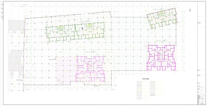 五台安置住宅小区地下室车库建筑结构设计施工图_图1