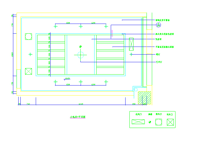 餐厅小包房装饰设计施工图（共4张图）_图1