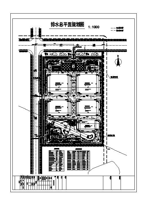 某企业办公楼地块规划设计CAD施工图