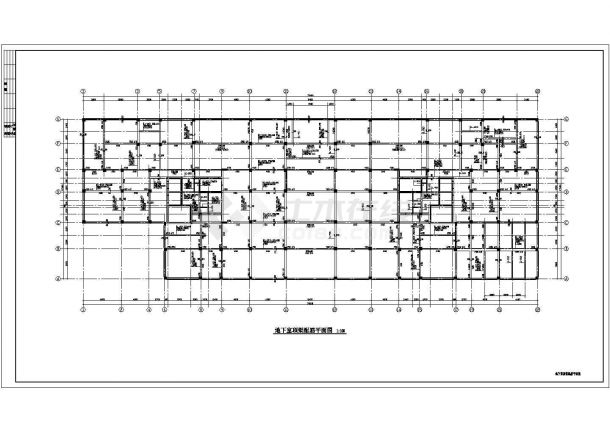 某地区十七层双塔框剪结构CAD基础套图-图二