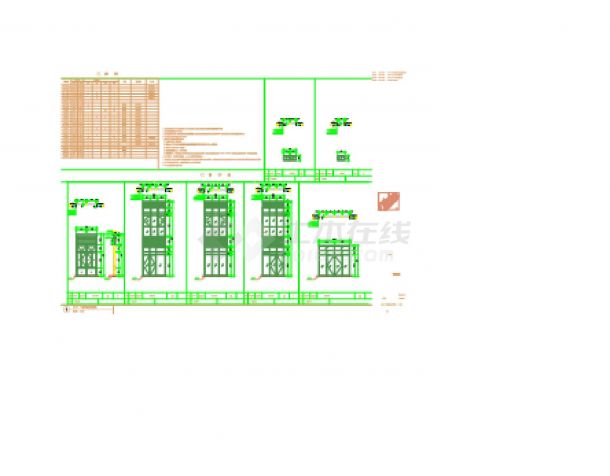 某杭州市创意产业园门窗结构设计图-图一