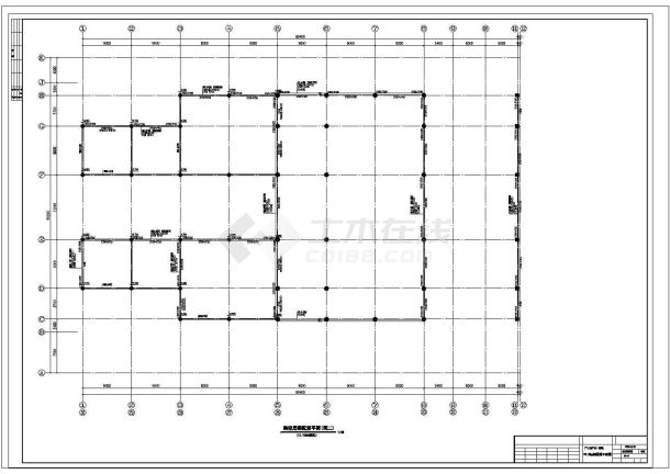 某边境联检中心建筑布置参考详情图-图一