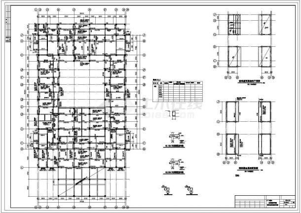 某边境联检中心建筑布置参考详情图-图二