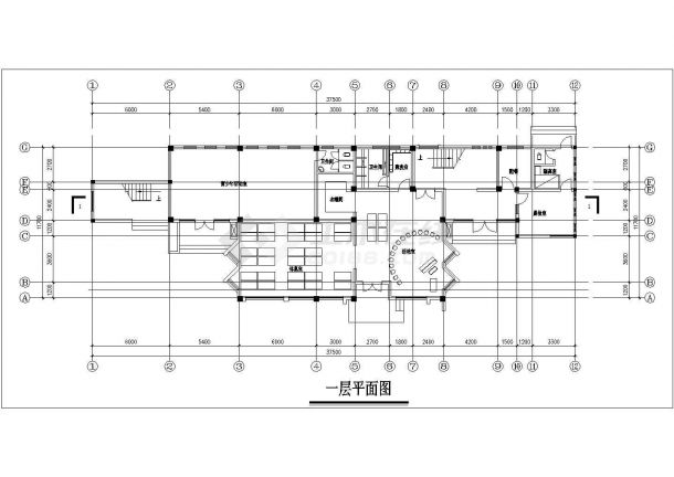 【广东】某地三层幼儿园建筑设计图-图二
