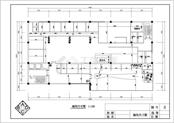  Decoration drawing of a classical Chinese restaurant (including 19 pictures) - Figure 1
