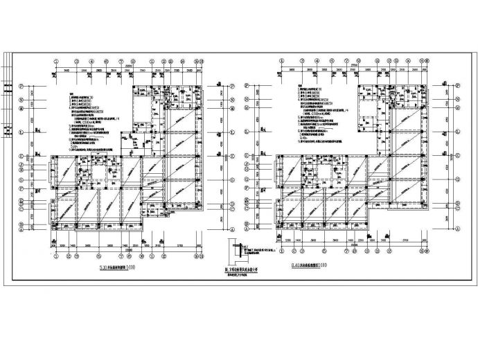 五层钢筋混凝土框架结构办公楼结构施工图_图1