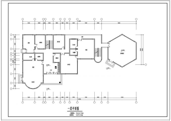 某地三层幼儿园建筑设计施工图（4张）_图1