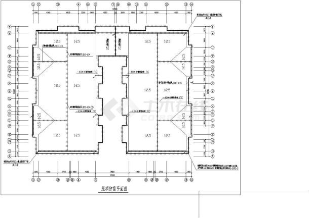 【东莞】某地商住楼水电给排水建筑图-图二