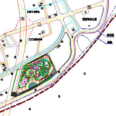公园游乐园总图规划设计_图1