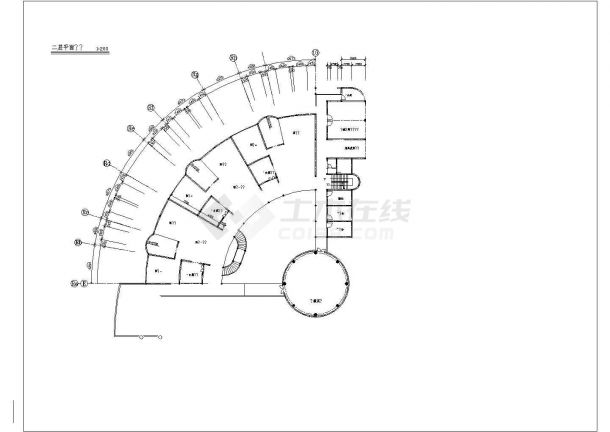 【深圳】三层幼儿园建筑设计施工图（共6张）-图一