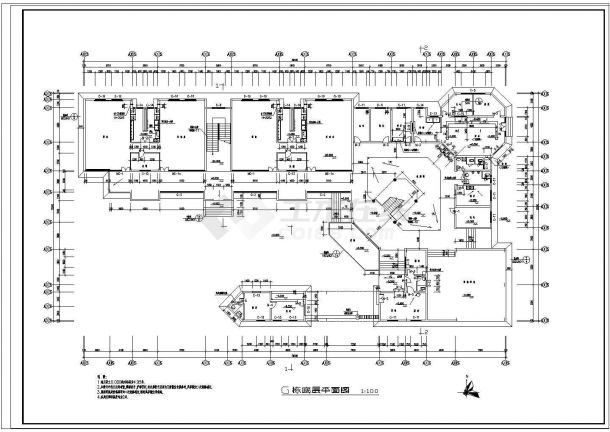 某地小型幼儿园建筑设计施工图（8张）-图二