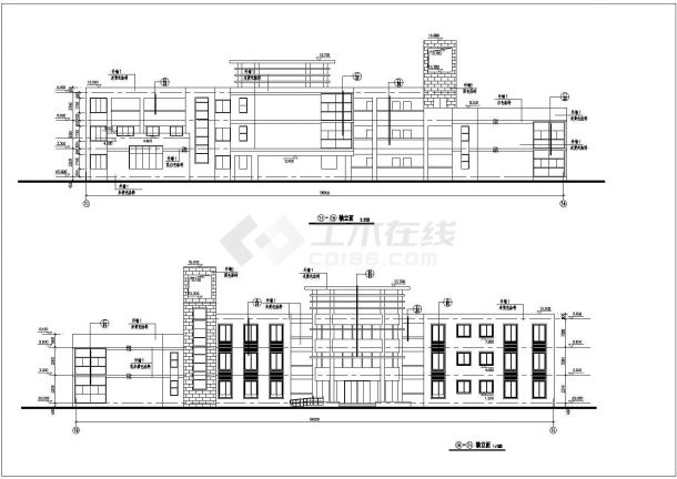 【四川】某住宅小区幼儿园建筑设计图（共7张）-图二