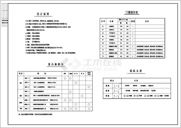 茶馆用房全套图集-图一