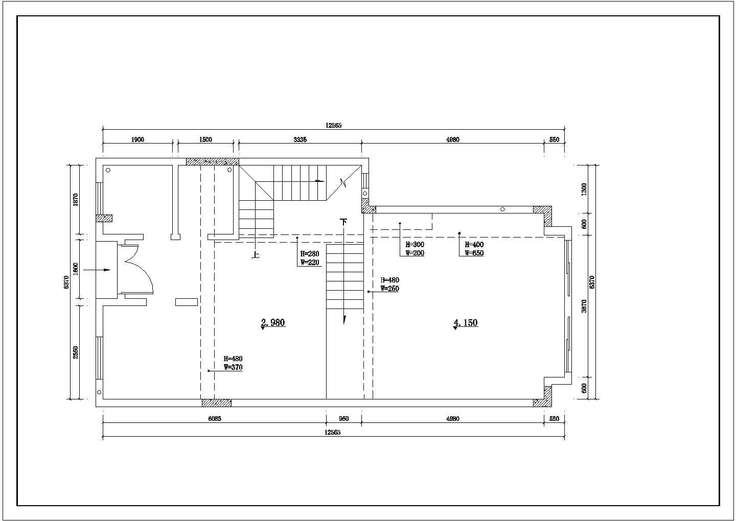 凯因新城别墅装修结构设计施工图纸
