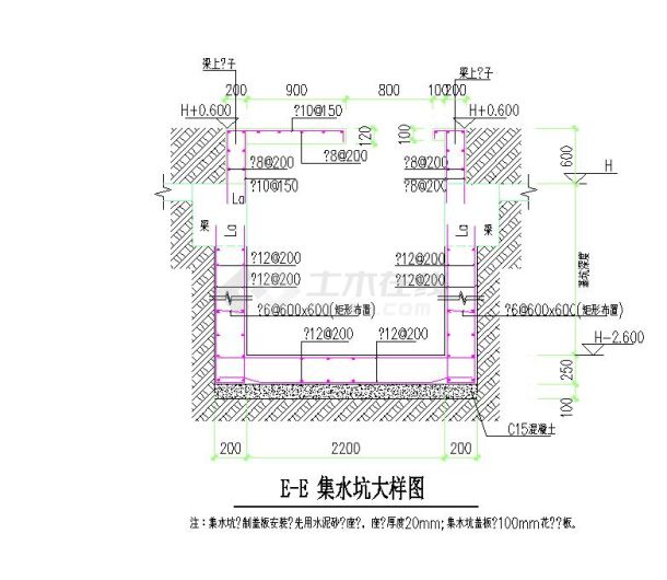 某地一层结构平面布置图CAD图纸-图一