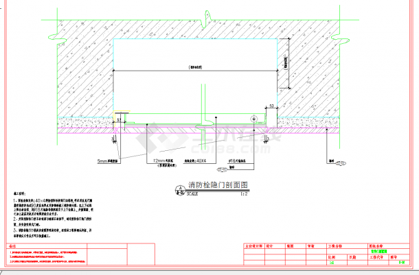 某地花园洋房标准层电梯间节点图块下载CAD图纸-图一